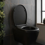 Toilettensitz, schwarz
