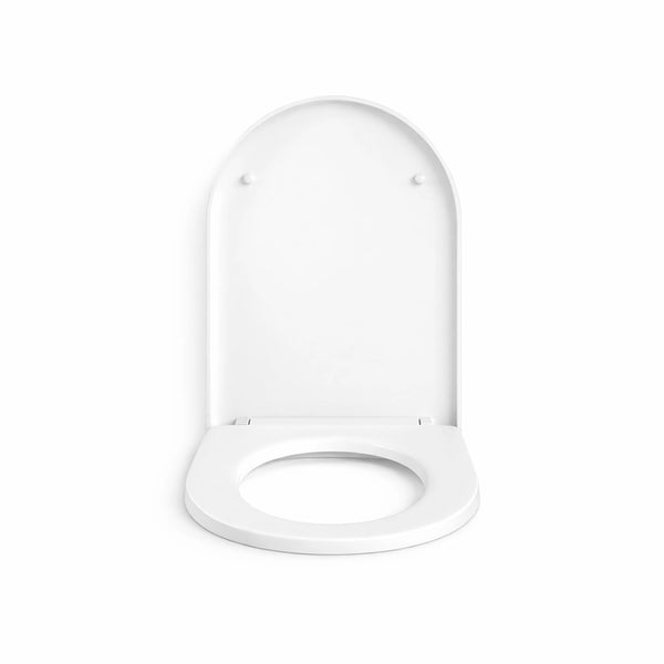 Abattant WC forme U Clipsable Soft Close – Frein de Chute Silencieux, Fixations Inox — abattant WC frein de chute